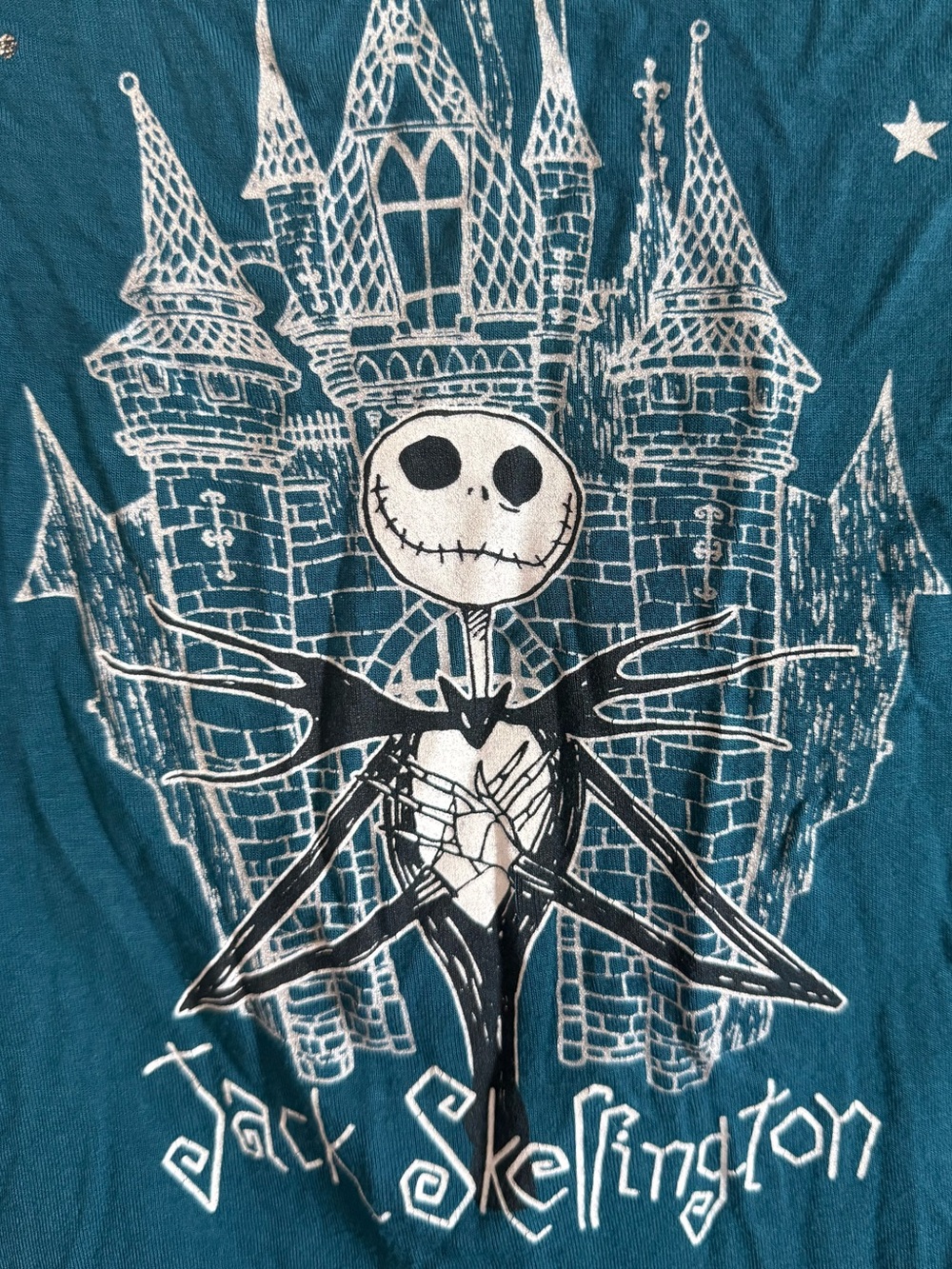 Disney Jack Skellington Top XL Juniors